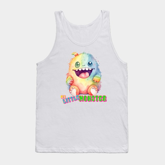 My Little Monster Tank Top by Peter the T-Shirt Dude